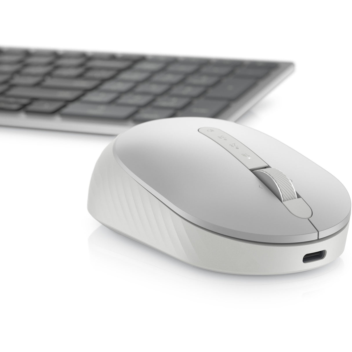 Dell Pro Premier Compact Mouse - MS7421W (Silver White, 1000 - 4000 dpi)