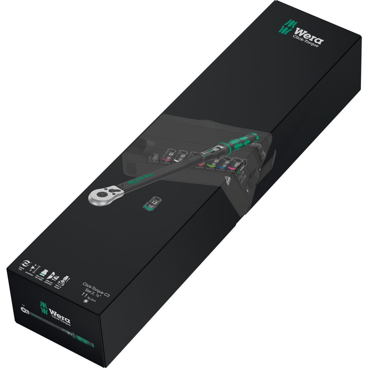 WERA Click-Torque C 3 Set 2, 1 2