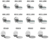 Camelion button cell set alkaline ag + lithium cr