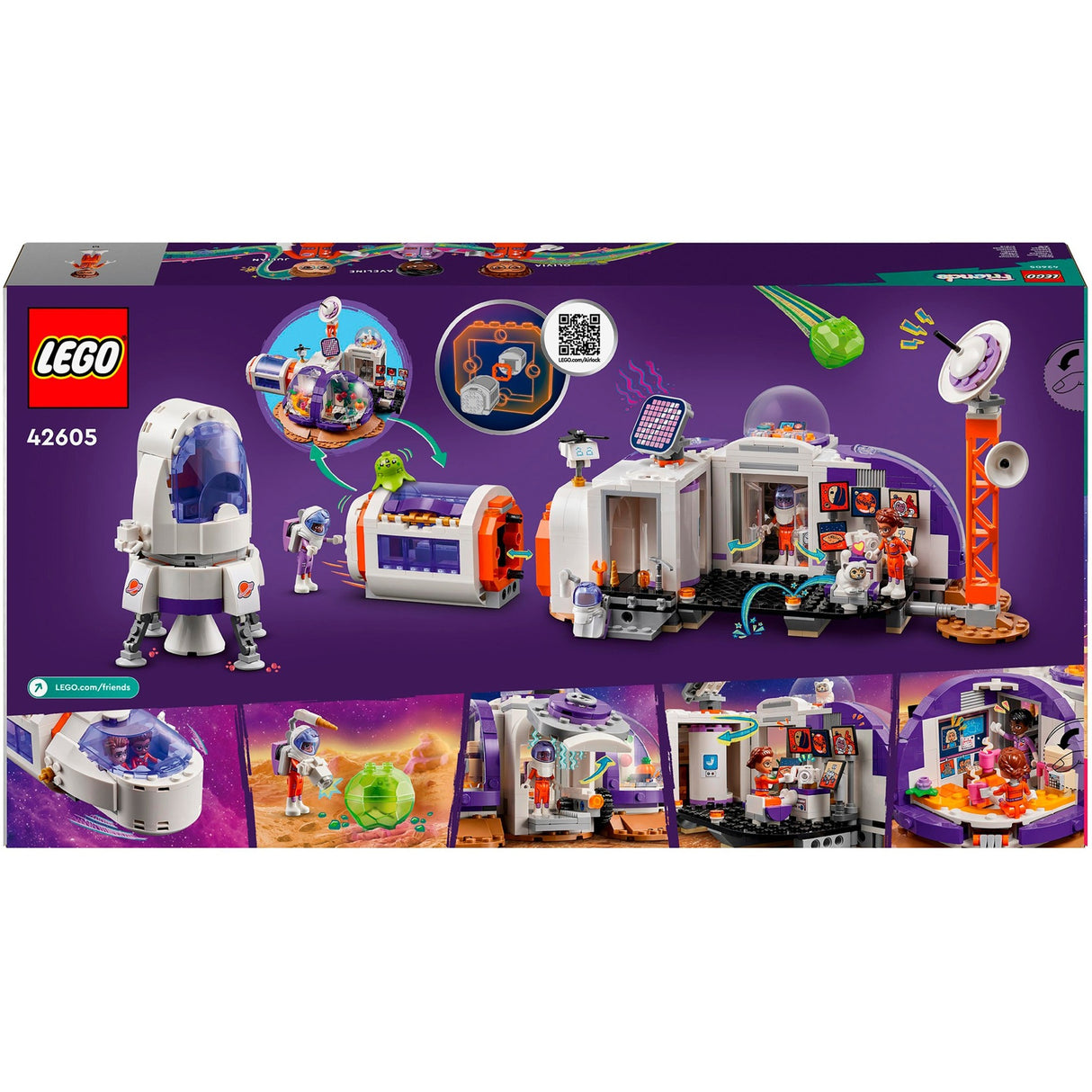 Lego Lego Friends 42605 rymdbas på Mars och Rocket