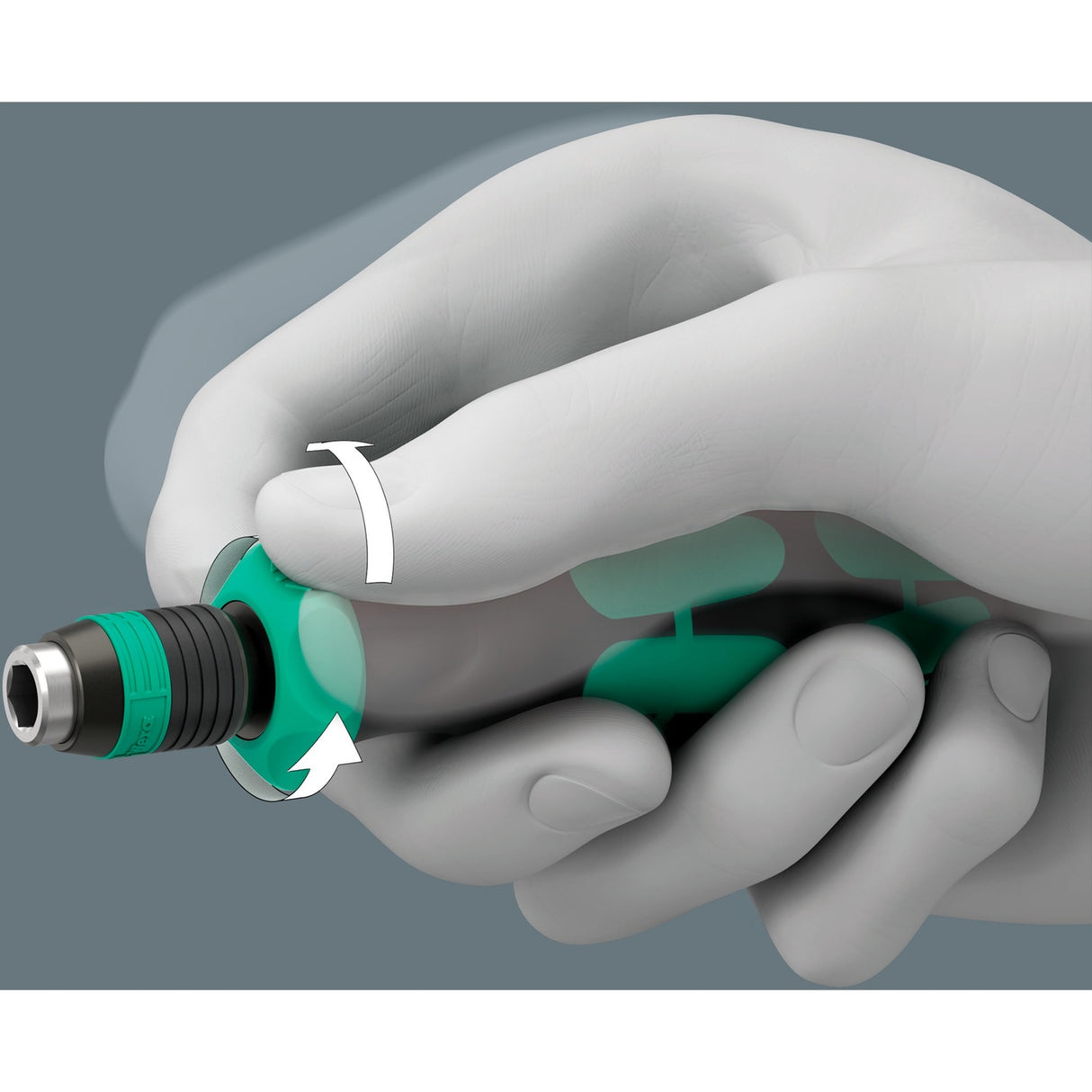 Wera Kraftform Kompakt 838 RA-R M Set 1 Bit Set (Black Green, 15-piece)