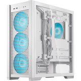 Asus TUF Gaming GT302 ARGB Midi Tower Case (White | 2x USB-A | 1x USB-C | RGB | Tempered Glass)