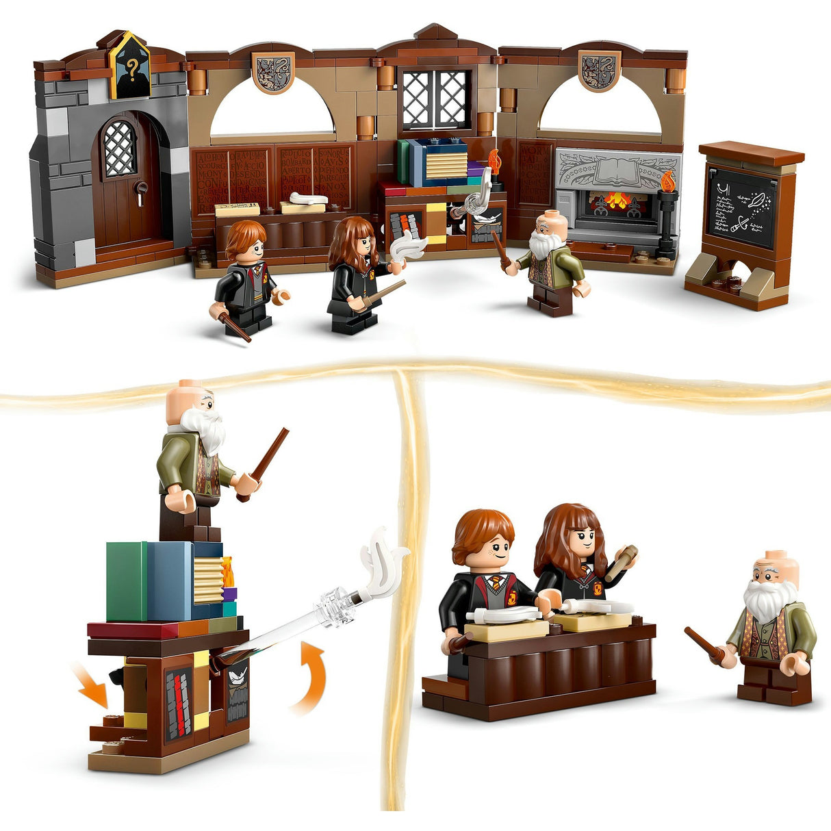 Lego 76442 harry potter hogwarts castle: spell lesson | 2 pcs