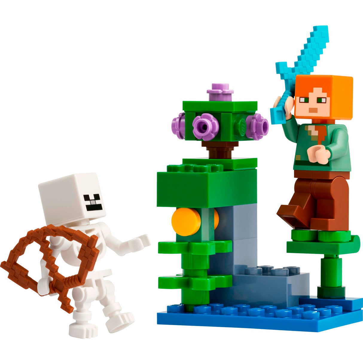 Lego 30705 minecraft krepšių dvikova vešliame urve