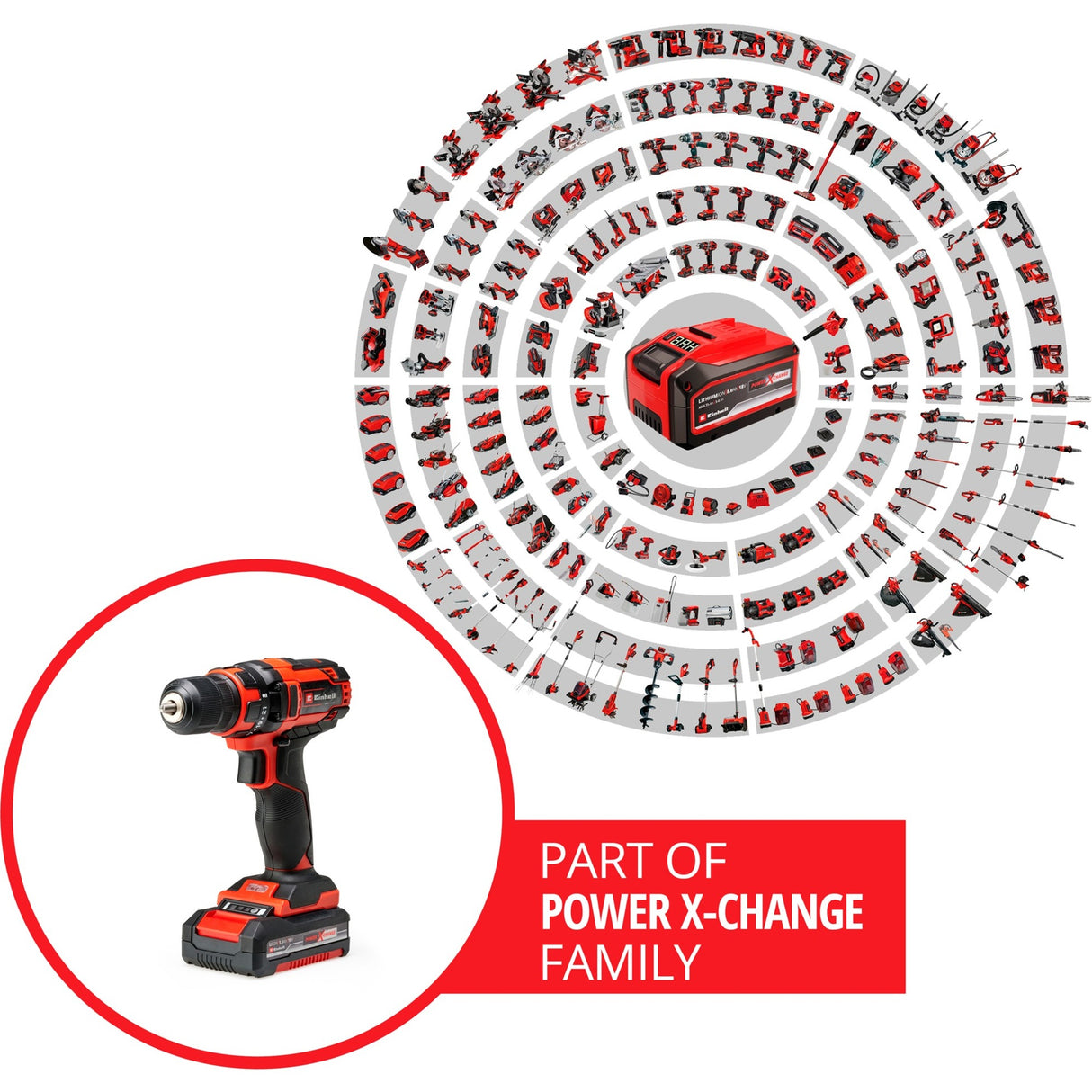 Einhell Battery Vis Drill TC-CD 18 35 LI Kit 1,5 ah