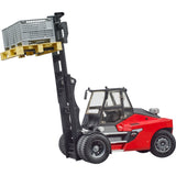 Bruder Linde HT160S targonca raklappal és 3 raklapketreccel