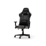 Dxracer prince l black pvc leather gamestoel (zwart)