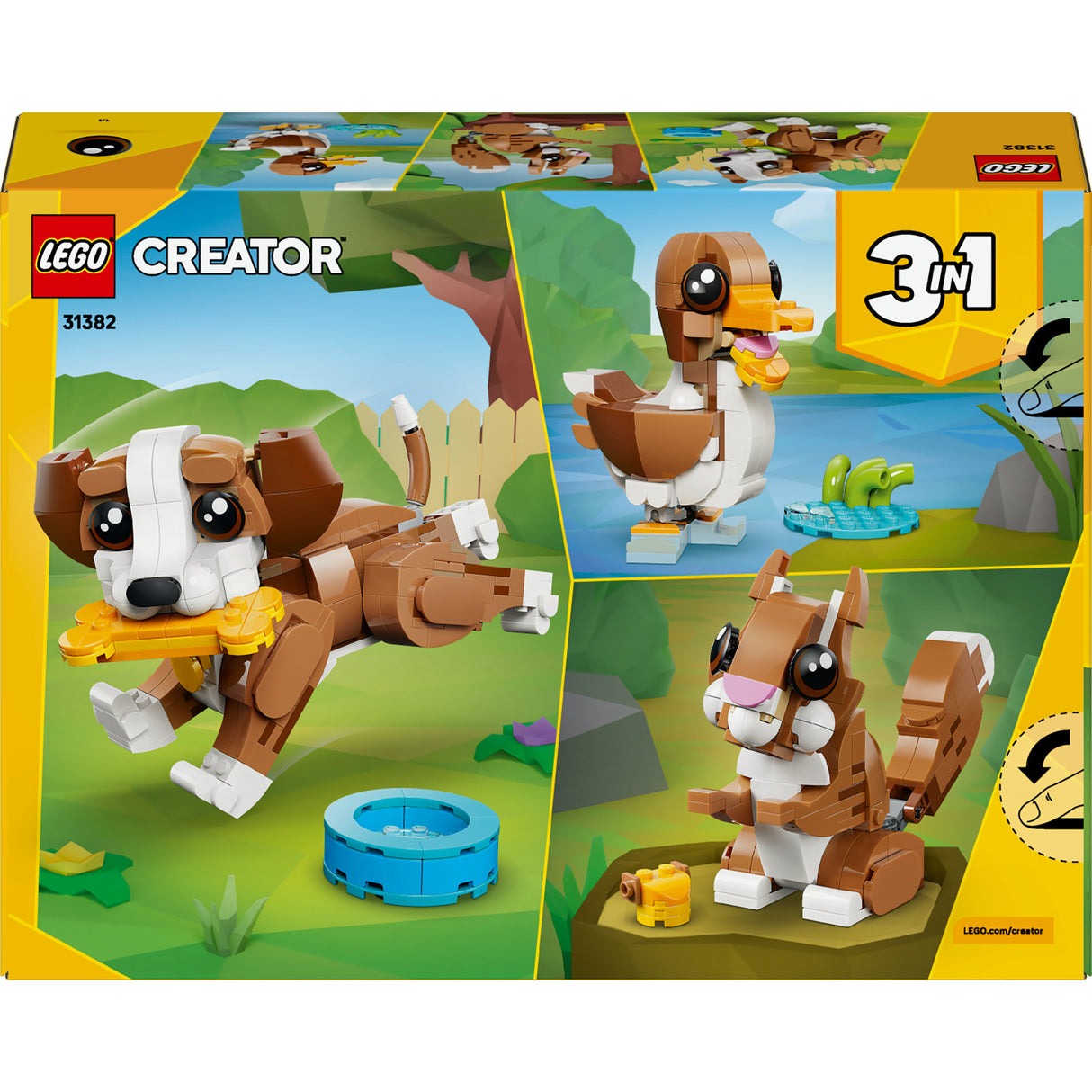 Lego creator 31382 cute animal playful puppy
