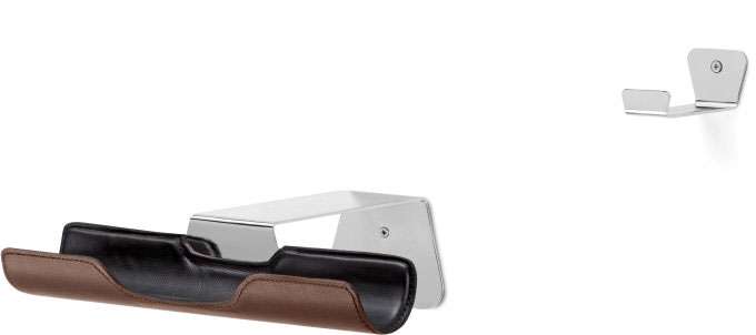 Elite bicycle wall holder arca bike wall rack arca st.steel leather