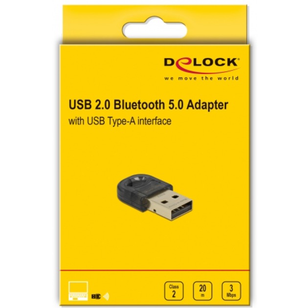 Delock USB 2.0 Bluetooth 5.0 Mini adattatore
