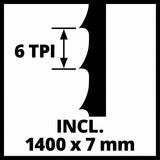 Einhell bandsåg tc-sb 200 1 bandsåg (röd svart)