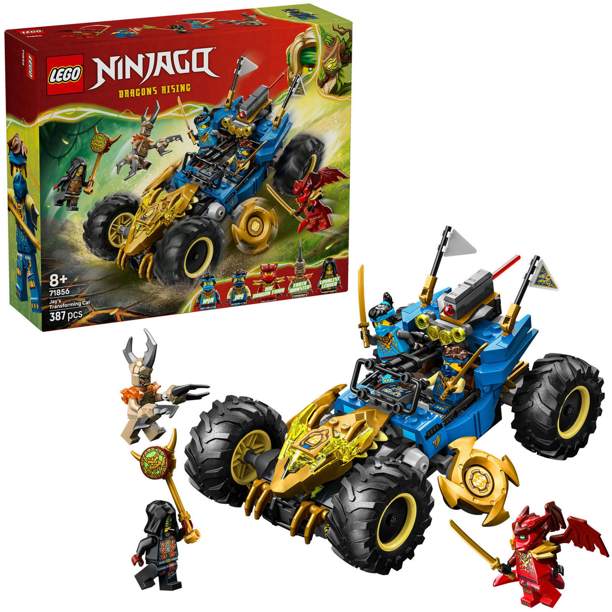 Lego Ninjago 71856 Transformujący samochód Jay'a