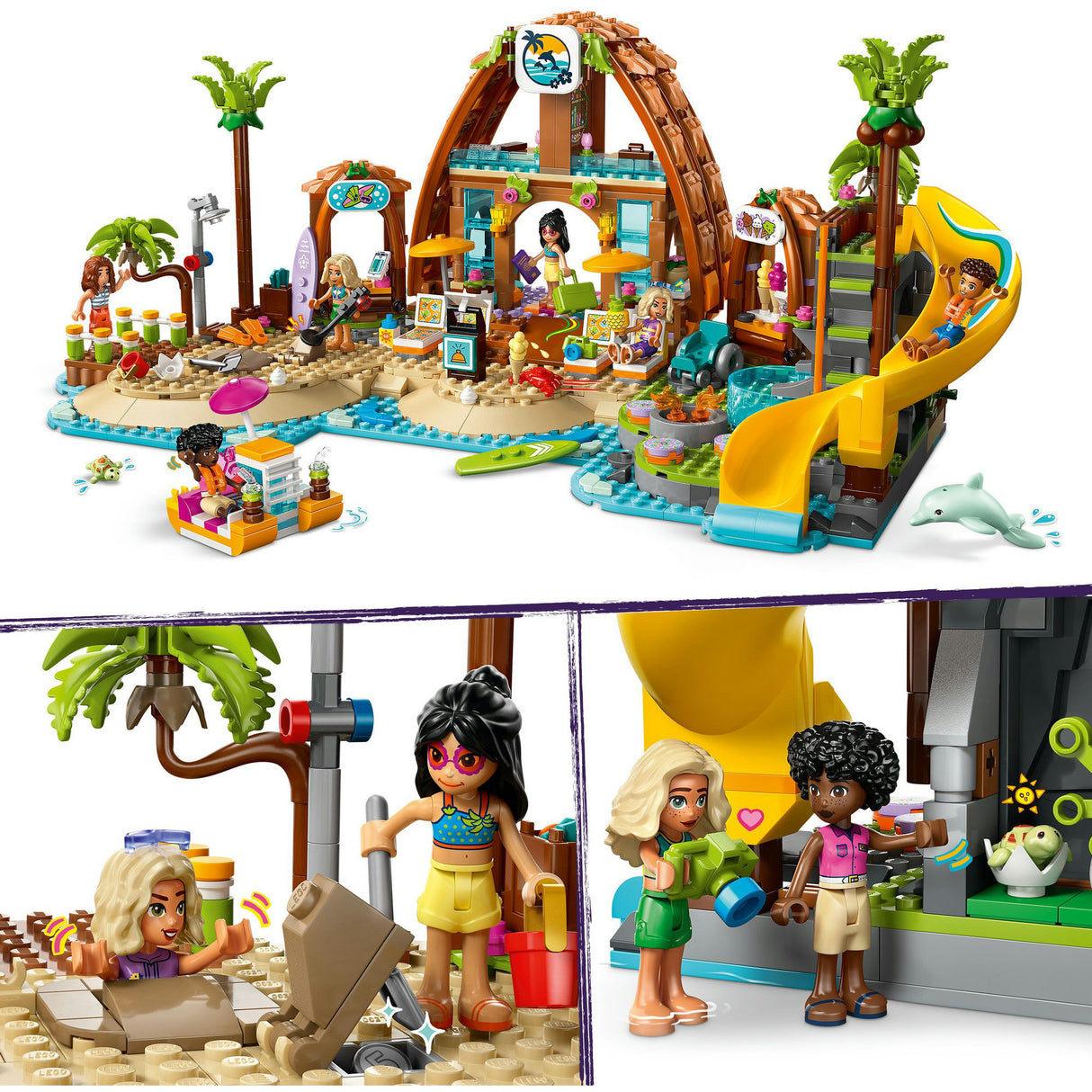 Lego friends 42673 perheloma rantalomakohde
