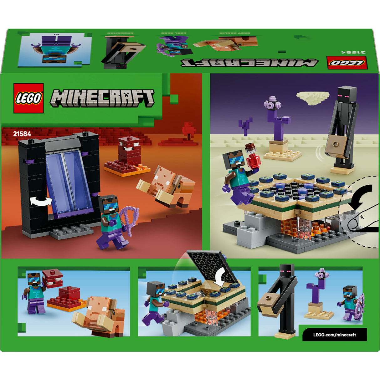 Lego minecraft 21584 rejse til nederland og endeportalen