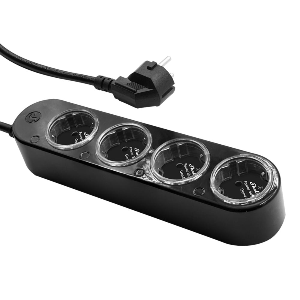 Shelly Power Strip Gen4 Power Strip (Black, Wi-Fi, Bluetooth, Zigbee)