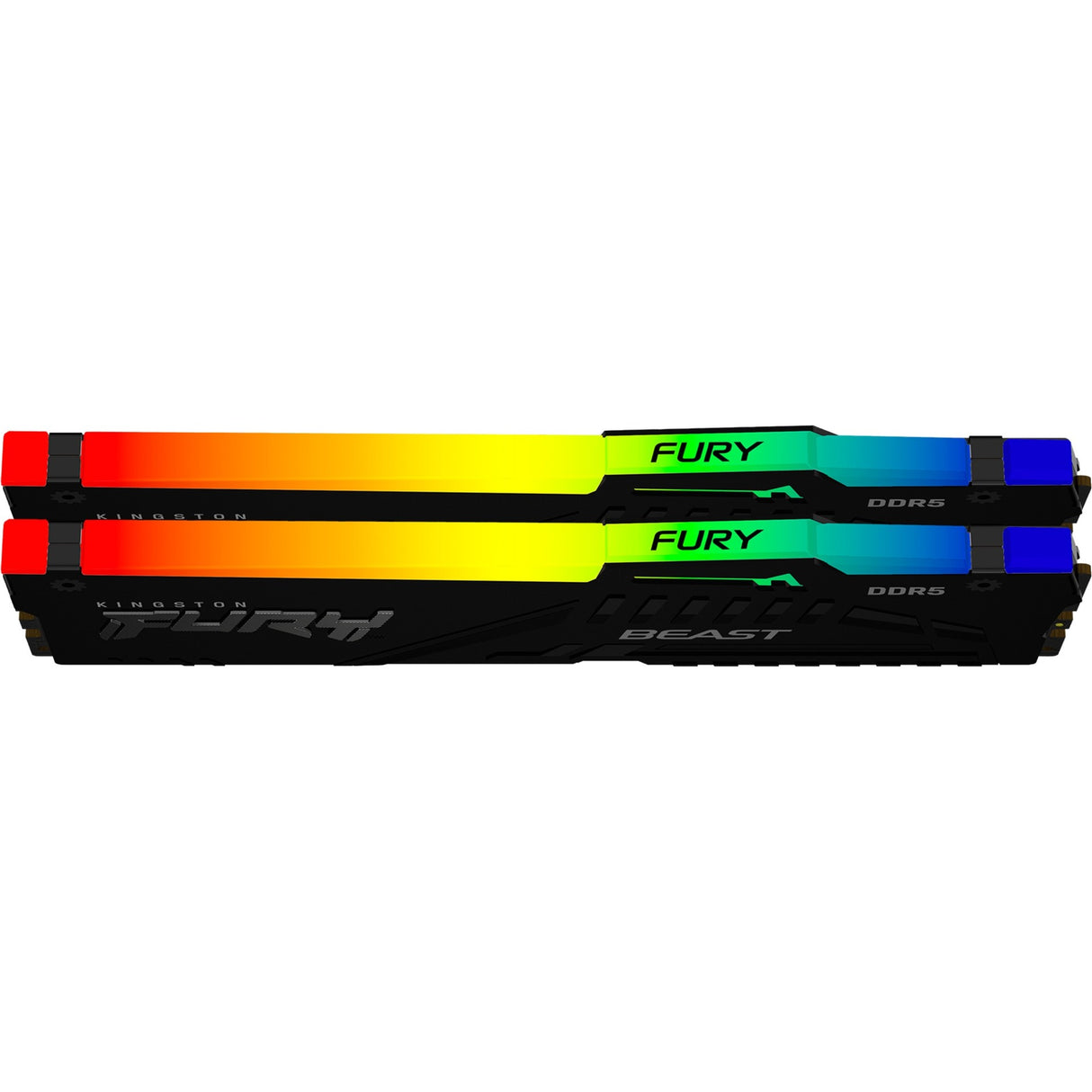 Kingston FURY 32GB DDR5-5600 (2x 16GB) Kit RAM (Black, KF556C36BBEAK2-32, Beast RGB, XMP, EXPO)