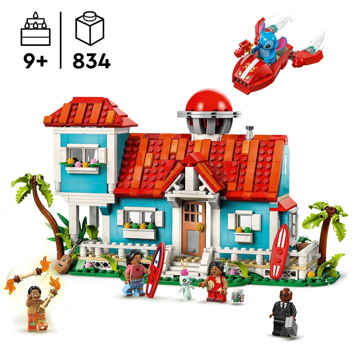 Lego disney 43268 lilo and stitch strandhus