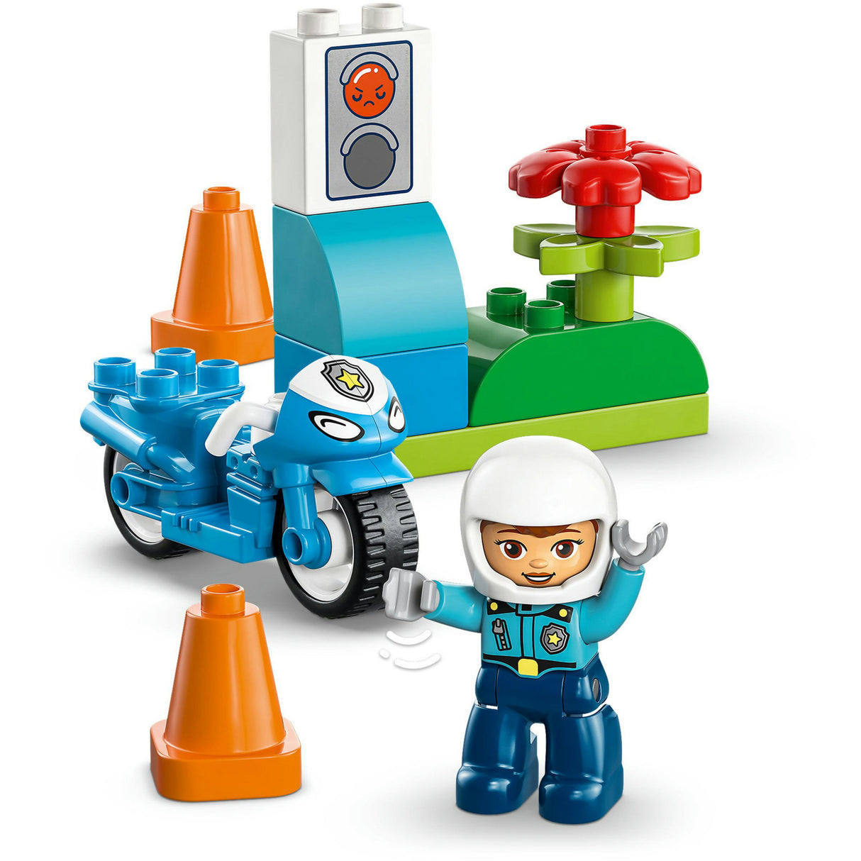 Lego Duplo 10471 niebieski motocykl policyjny