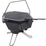 Samhail Grill Kibo an Mhuilinn Ghaoithe 3.0 Barbecue Gualach (Dubh)