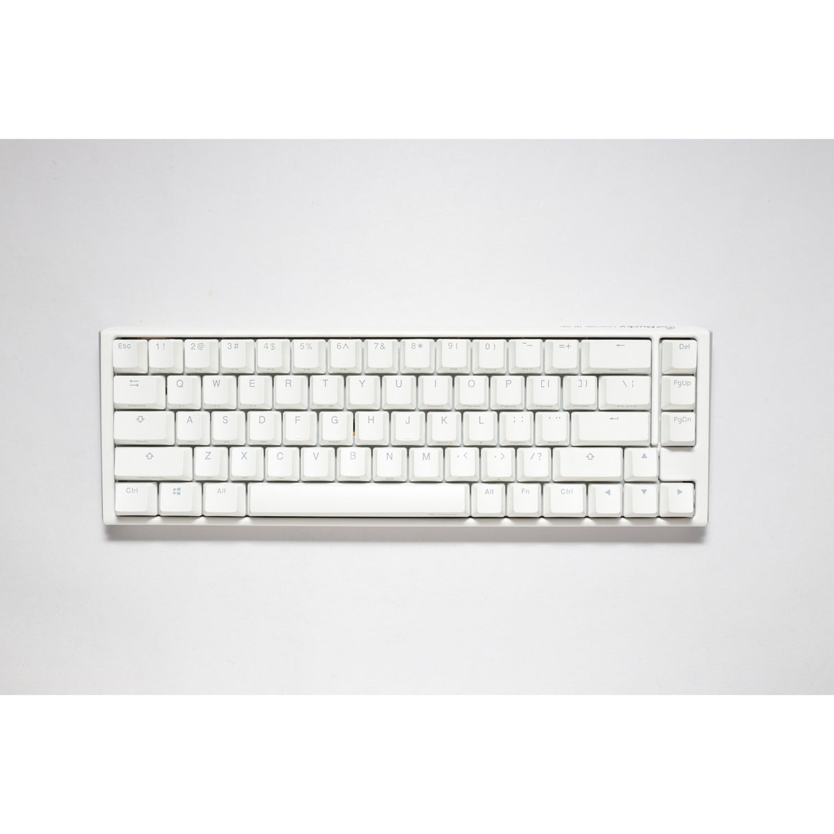 Ducky One 3 Classic Pure White SF, keyboard (white, US layout, Cherry MX Brown, RGB LED, double-shot PBT, hot-swappable, Quack Mechanics, 65%)