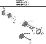 Shimano steps bm-en801 integrated down tube battery mount without key unit mount