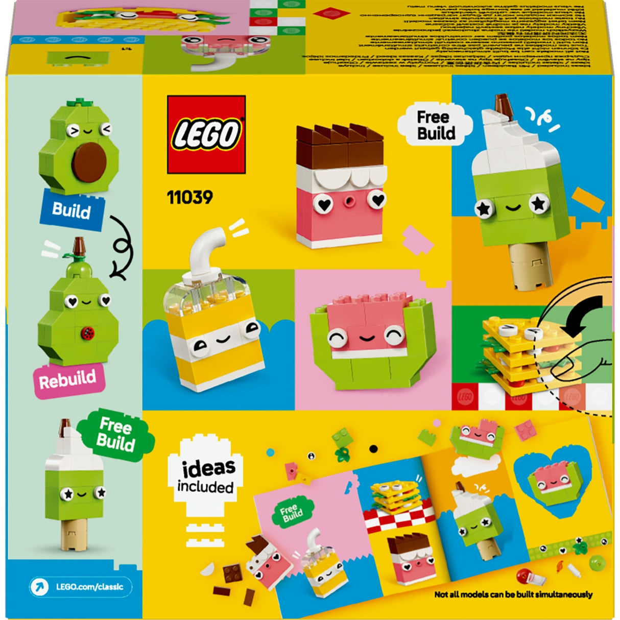 Lego classic 11039 kūrybingi maisto draugai