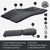Logitech K860 Ergo -tangentbord