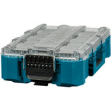 Makita maktrak organizer medium p-91045 gereedschapsbox (blauw zwart)