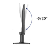Monatóir Philips 24e2n1100lb 23.8 (dubh, hdmi, vga)