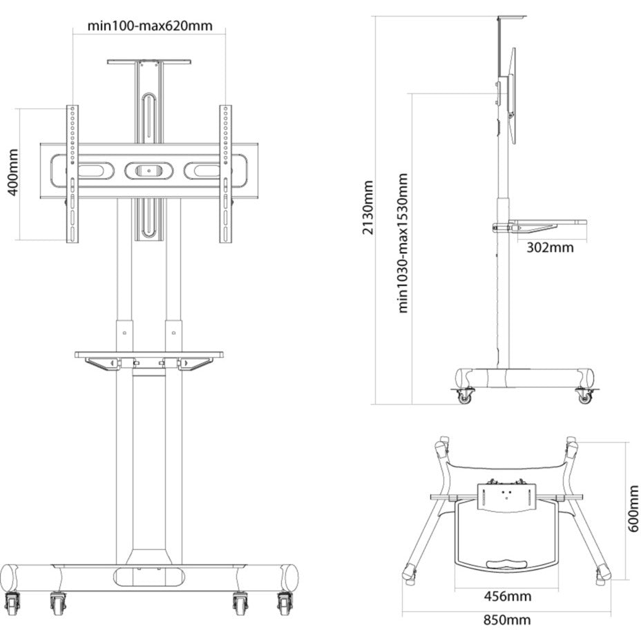 Neomounts Neomounts NM-M1700FEKETE