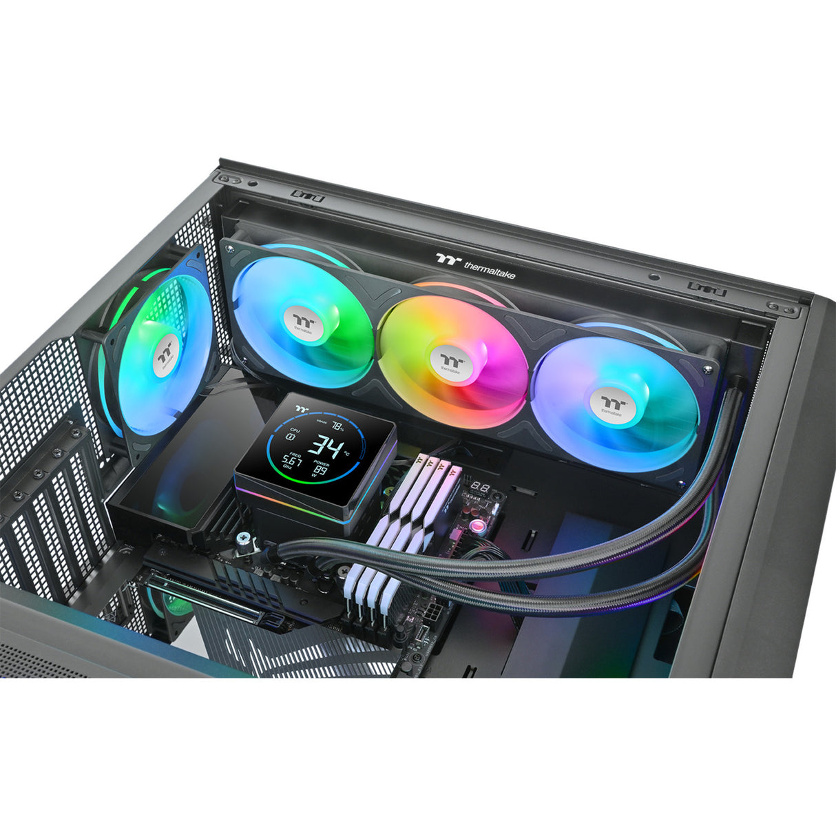 Thermaltake TH360-S V3 ARGB Sync AIO Liquid Cooler (Black)