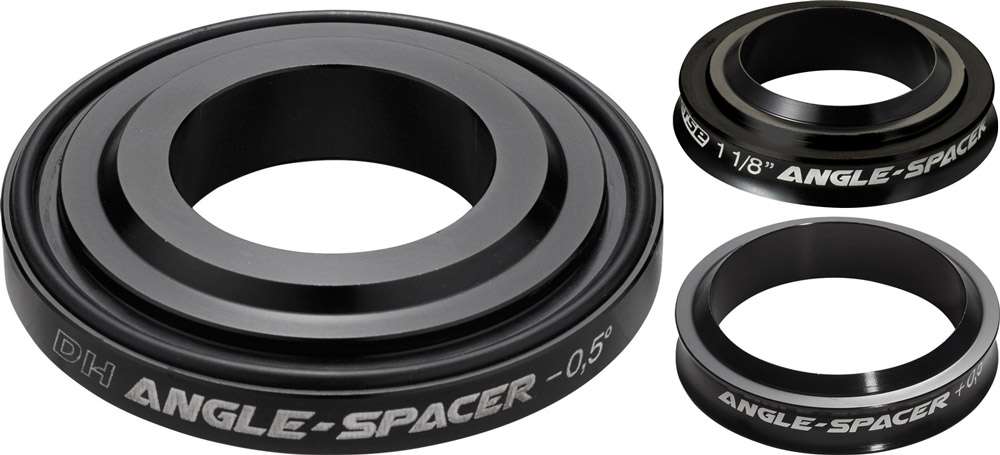 Reverse components -0.5 degree angle spacer