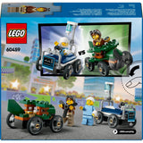 Pacáiste carr cine Lego city 60459: eitleán vs leaba ospidéil