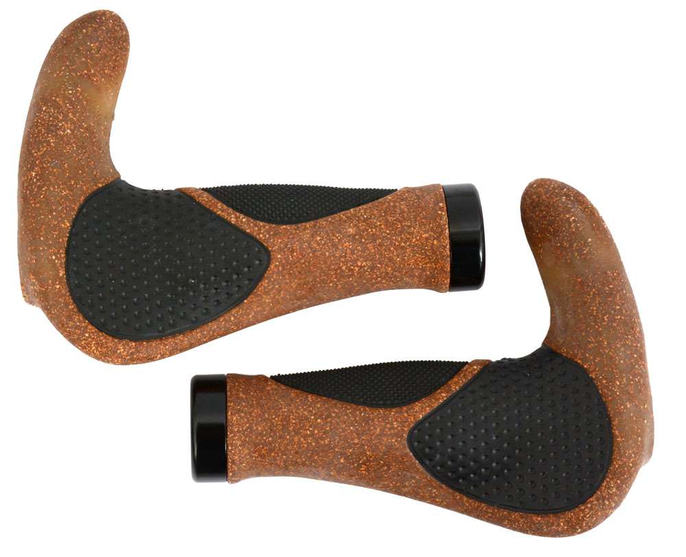 Radon rg-02-be ergogel comfort cork grips with barends
