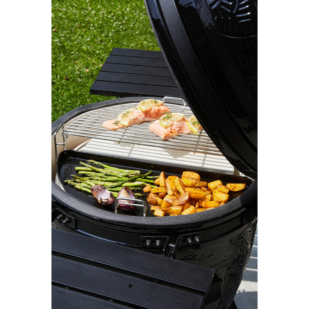 Barbecook drip pan for Kamal Large drip tray (half moon)