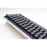 Ducky One 2 Pro Mini Classic, gaming keyboard (black, US layout, Cherry MX Silent Red, RGB LED, double-shot PBT, Quack Mechanics, 60%)