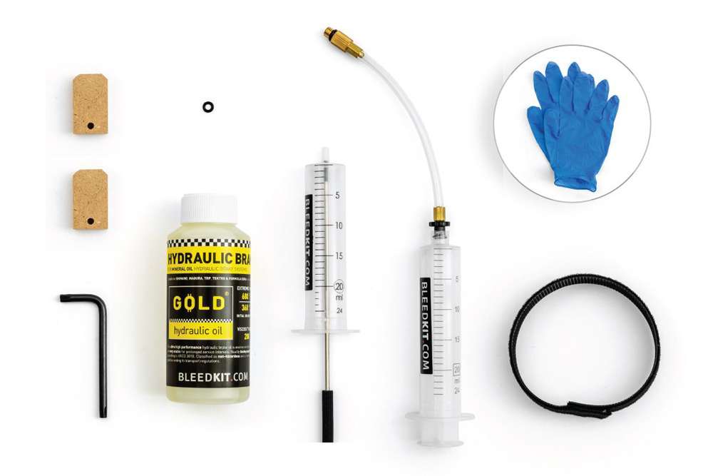 Bleedkit entlüftungskit premium gold for magura brakes + mineral oil