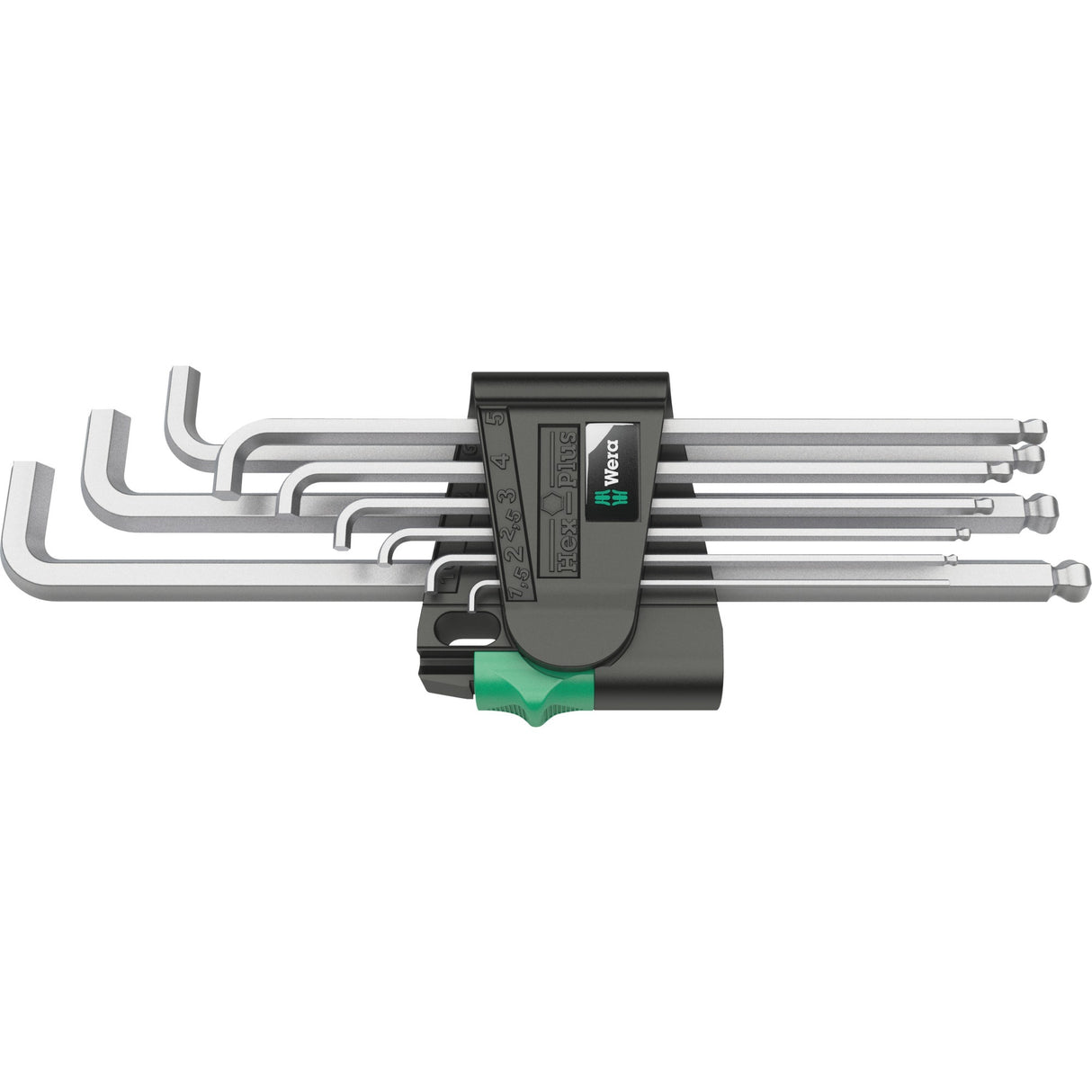 Wera 950 pkls 9 sm sb hex key set, metric, chrome-plated, 9-piece - 1 pc(s) - 05073594001
