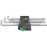 Wera 950 pkls 9 sm sb hex key set, metric, chrome-plated, 9-piece - 1 pc(s) - 05073594001