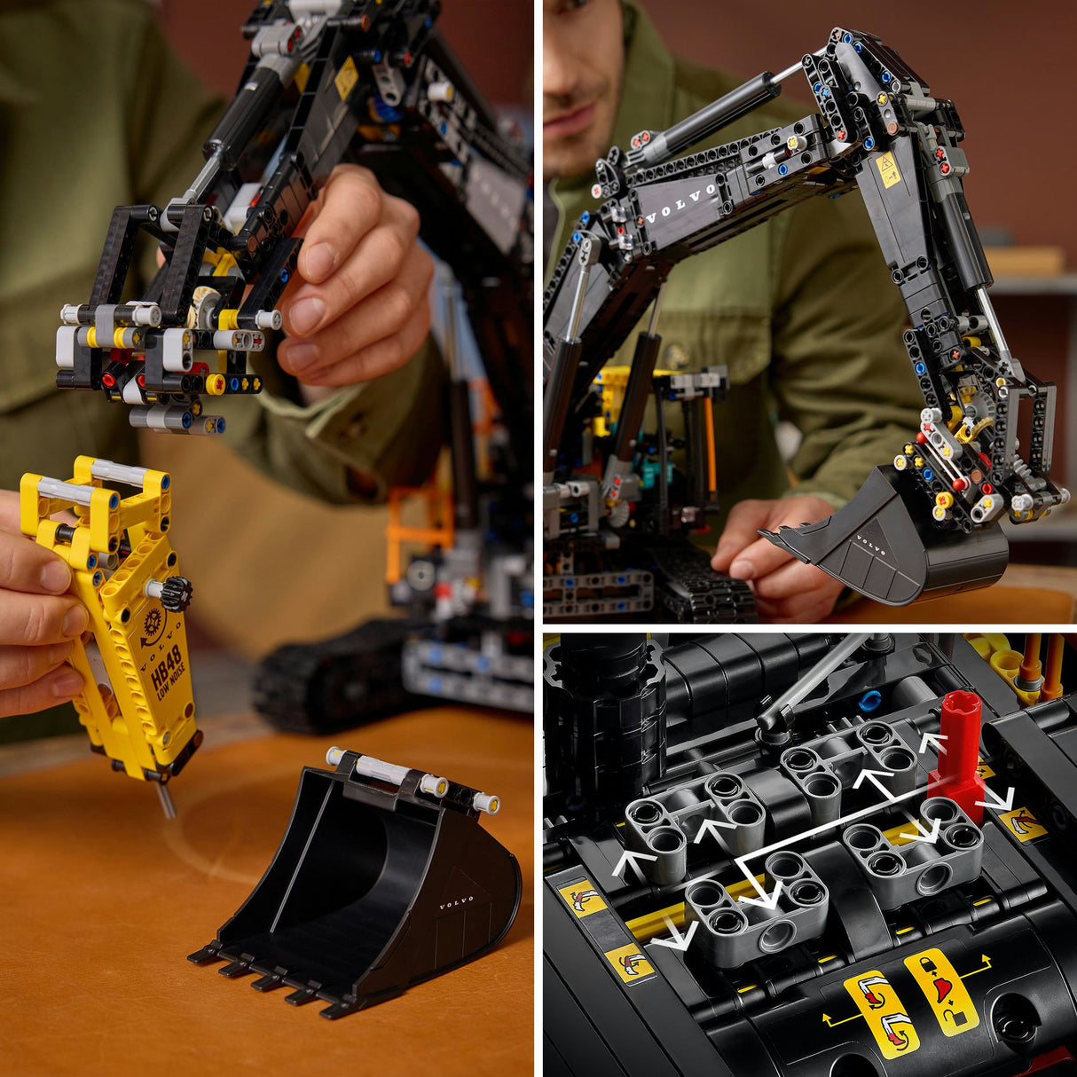 Lego Technic 42215 Volvo EC500 Hybrid gravemaskin