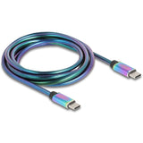 Delock USB 2.0 USB-C kábel, 2 metre