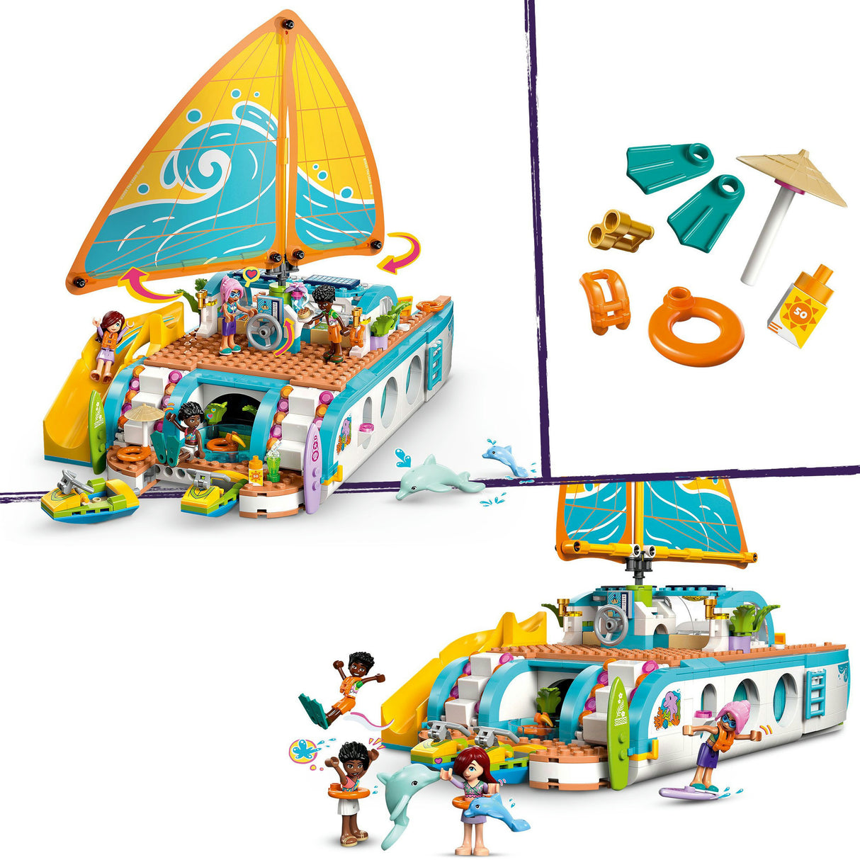 Lego friends 42664 dobrodružný výlet lodí