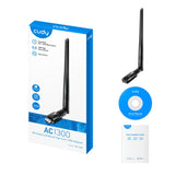 Cudy AC1300 Wi-Fi High-Gain USB WLAN Adapter (Black)