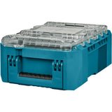 Makita maktrak organizer compact p-91067 gereedschapsbox (blauw zwart)