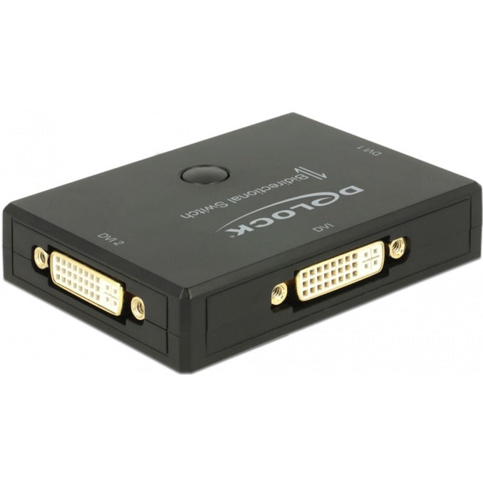 Delock DVI 2 - 1 Bidirectional Switch 4K 30 Hz DVI Switch (Black)