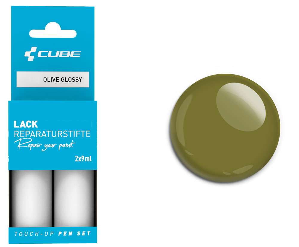 Cube touch-up pen set olive glossy