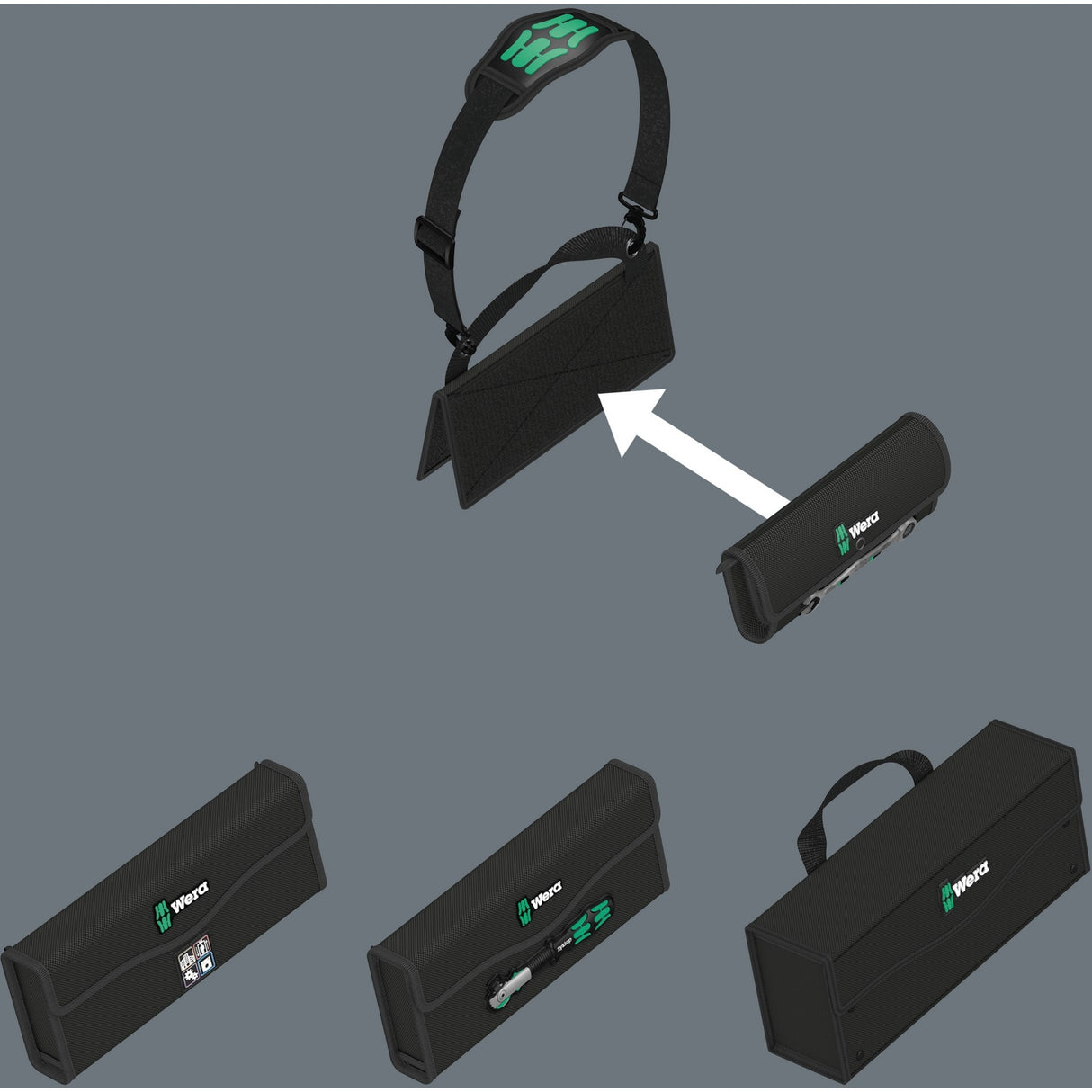 Wera 2go 5 tool carrier (black)