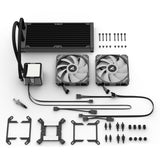 Refroidissement par eau Sharkoon s50 argb (noir, pwm 4 broches)
