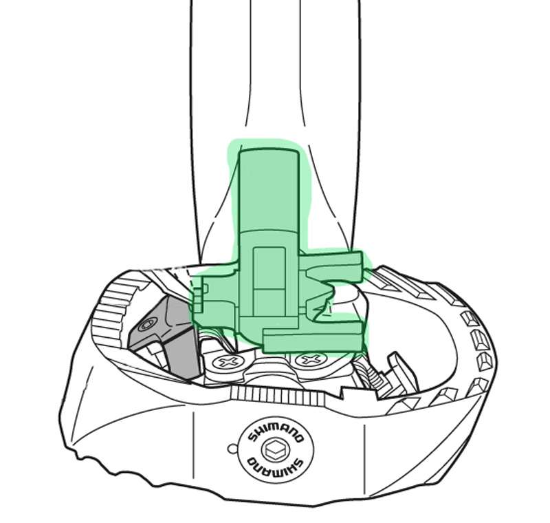Shimano sm-pd60 reflector set