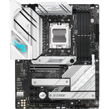 Asus ROG Strix B650-A Gaming WiFi Socket AM5 Motherboard (Silver, RAID, 2.5 Gb-LAN, Wi-Fi 6E, BT, Sound, ATX)